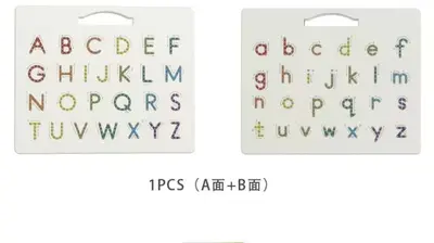 Magnetic Uppercase Letter Board with Steel Ball Drawing Board for Children - 9