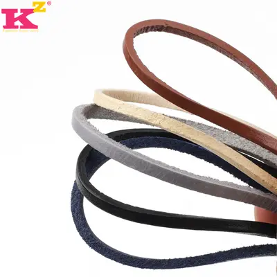 Genuine Leather Strips, 3 mm, 1 Meter, Flat, for DIY