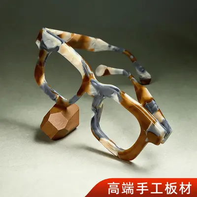 Acetate Sheet Eyeglass Frame, Thick Sheet, European and American Style - 13