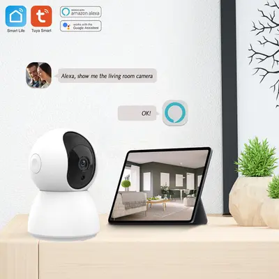 Tuya WiFi İç Mekan PTZ Gözetleme Kamerası 1080P - 5