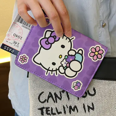 Sanrio Hello Kitty pasaport ve kart tutucu - 10