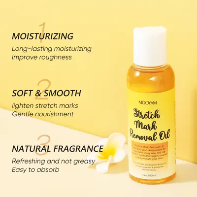 Stretch Mark Removal Oil, Postpartum Firming Body Massage Oil - 3
