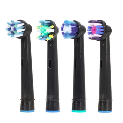 Replacement Cleaning Soft Bristle Brush Heads Compatible with Oral-B Electric Toothbrushes, Universal Replacement Heads for P/Pro/D Series, P2000