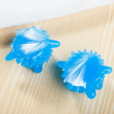 Çamaşır topu çamaşır makinesi giysi temizleme topu 4.5cm katı PVC sihirli dekontaminasyon dolaşık açıcı giysi bakım topu