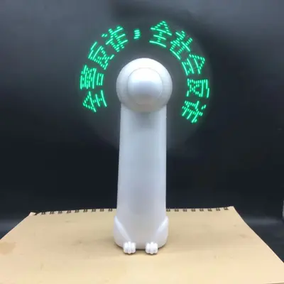 Yanıp sönen karakterlere sahip özelleştirilmiş reklam destek hediyeleri, mini el tipi ışıklı ısmarlama yaratıcı küçük fanlar, numuneler aynı gün gönderilecektir - 12