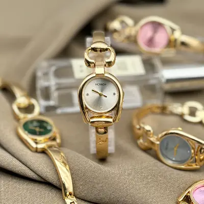 Damenuhr mit Quarzwerk, elegantes Design, Armband