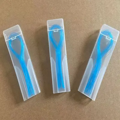 35支盒装牙线针玩具穿引线穿引线牙套钢牙牵引线3件套装