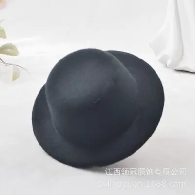 DIY-Hutrohling 13cm aus Raschelstoff, kleiner Zylinderhut für Haarklammern