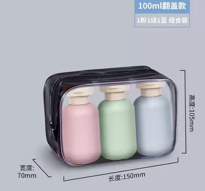 100ml Flockflasche, tragbare nachfüllbare Reiseflasche - 10
