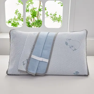 Pamuklu Yastık Örtüsü Seti, 2'li Paket, Saç Yağına Karşı Koruyucu