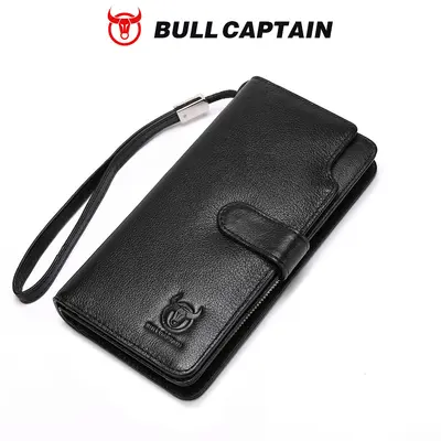 Niu Captain Erkek Hakiki Deri Uzun Cüzdan, Çıtçıtlı, Ehliyetlikli - 6