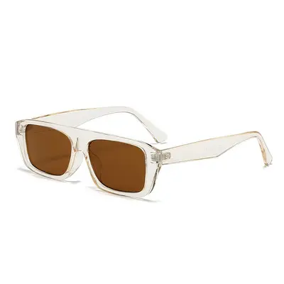 Herren-Sonnenbrille mit eckigem Rahmen, Modell 2024 - 8