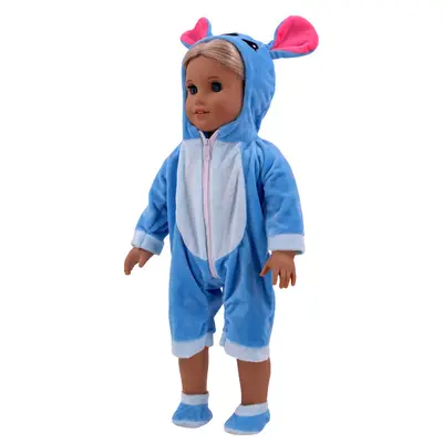 Amerikan kız bebek 18 inç Amerikan kız bebek aksesuarları yeni hayvan peluş tulum