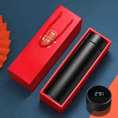 Smart Temperature Display Insulated Tumbler with Engraving Option - 4