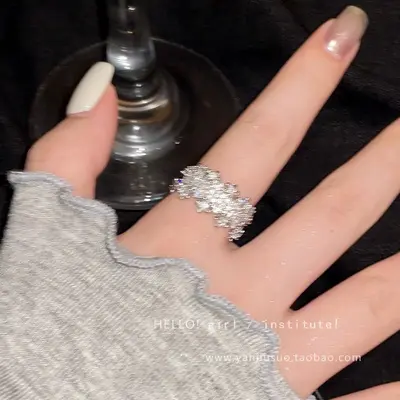 Zirkon-Stein-Ring für Frauen verstellbar - 3