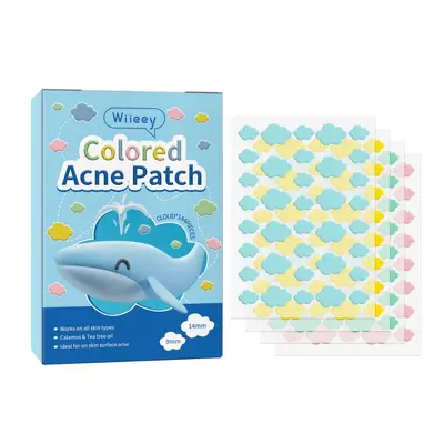 Wiieey Patterned Acne Patch Series, Fades Acne Marks, Multiple Designs - 10