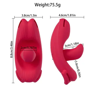 Wearable Tongue Wireless Remote Control Women's Vibrator