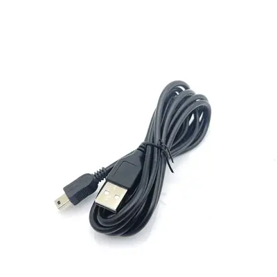 1 metre saf bakır mini USB veri kablosu toptan radyo yaşlı telefonu sürüş kaydedici T port V3 şarj kablosu 2 metre