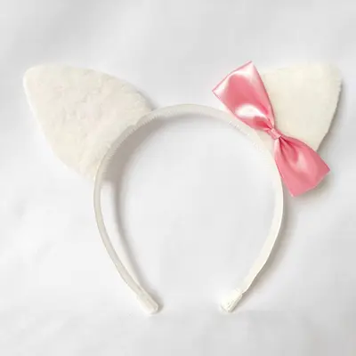 Children's Glitter Bow Cat Ear Headband for Parties and Festivals - 7