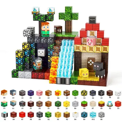 Magnetic Building Blocks, Hell Portal Design, Educational DIY Toy - 9