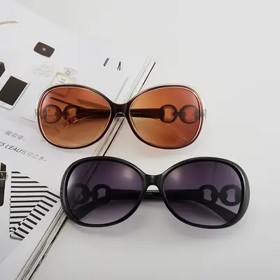 2026 Sun Women's Fashion Sunglasses Aviator Glasses Stylish Sunglasses Wholesale Manufacturer Direct Sales 9509