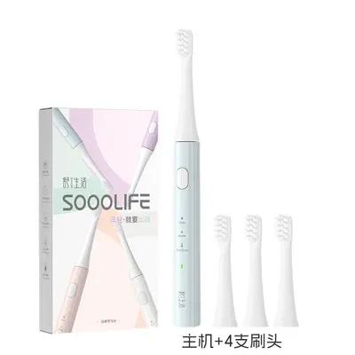 Electric toothbrush adult sonic vibration soft bristles long battery - 8