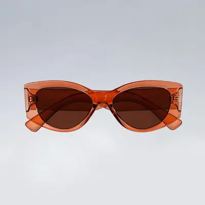 Retro Tortoiseshell Cat-Eye Sunglasses, Unisex - 3