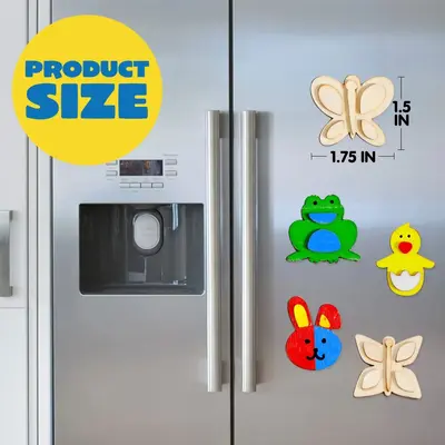 Ahşap DIY boyama seti çocuklar için, eğitici oyuncak