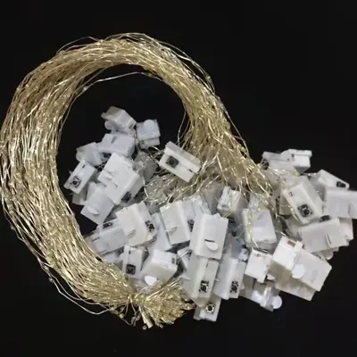 led铜线灯串 花束装饰氛围彩灯条小灯串摆地摊发光灯线大量批发 - 11