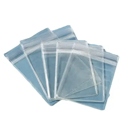 PVC jewelry storage bag, self-sealing, transparent, dustproof
