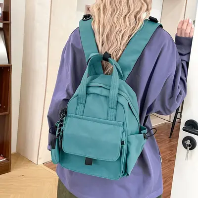Women's Backpack, Minimalist Design, Large and Small Sizes - 7