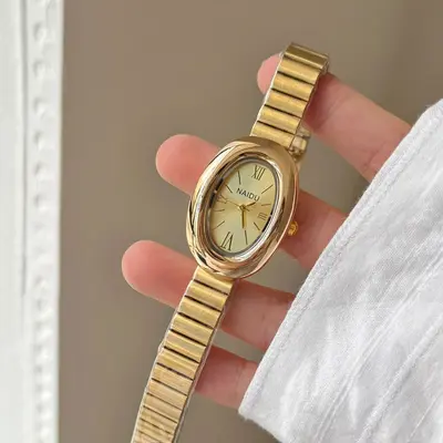 Damenuhr, klassischer Stil, elegante Luxus-Vintage, modisch - 7