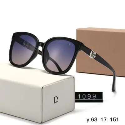 Women's D-Frame Polarized Sunglasses, UV Protection, Korean Style - 5