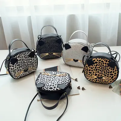 Neue Herbst-Damenhandtasche im Außenhandels-Trendstil mit Tierprint, Umhängetasche mit einem Riemen, kleine Damen-Schultertasche, modische Handtasche im europäisch-amerikanischen Stil für Damen