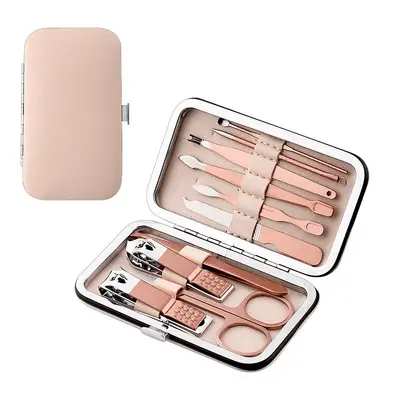 Nail Care Set Complete, Clippers, Scissors, Ear Pick Included - 9