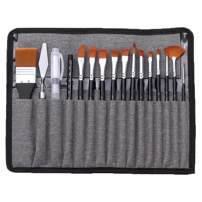 24-piece brush set for canvas, oil and watercolor - 11