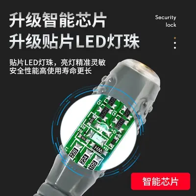 Induction Voltage Test Pen, High Brightness Colour Light, Precision Break Detection - 3