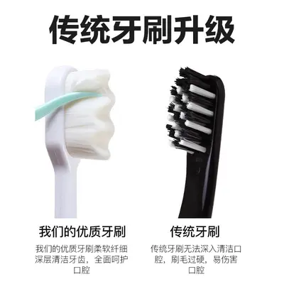 10,000-Bristle Soft Adult Toothbrush with Small Head, Single Pack
