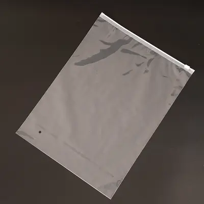 Transparente PE-Reißverschlussbeutel auf Lager Unterwäsche Socken Reißverschlussbeutel Großhandel Yoga-Kleidung Leggings Bekleidungsverpackungsbeutel Custom-Design - 11