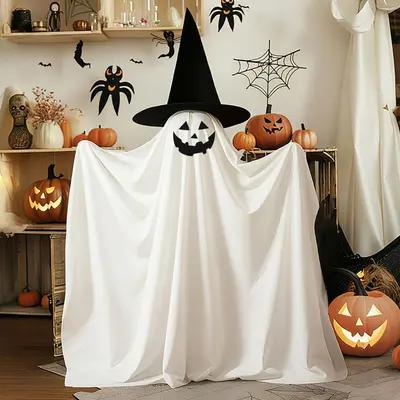 Halloween Glowing Ghost Decoration Lights for Yard