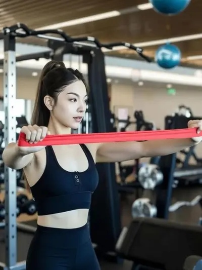 Lateks elastik ince halka direnç bandı, yüksek esneklik, yoga ve fitness, özel logo - 5