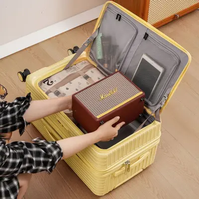 28-inch Double-Opening PC Expandable Trolley Suitcase - 4