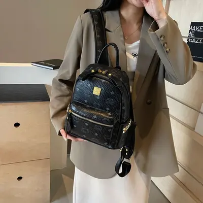 Women's Student Backpack, Printed, Large Capacity - 5