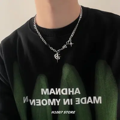 Herren-Halskette exklusives Design Schlüsselbeinkette - 11