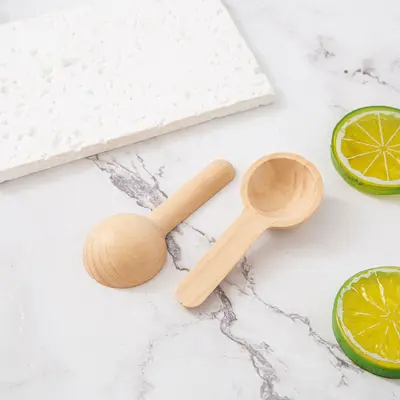 Mini lotus tahta kaşık, küçük tahta kaşık, çocuk küçük tahta kaşık, ilaç tozu kaşığı, tahta kaşık, karıştırma kaşığı, bal kaşığı, kahve çekirdeği ölçüm kaşığı