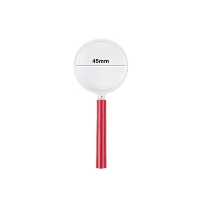 45 mm colored acrylic hand magnifier, 10x magnification - 9