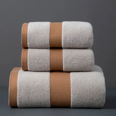 Pure cotton bath towel thickened hotel luxury set