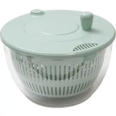 Factory direct sale multifunctional vegetable cutter, manual rotary drain basket, fruit and vegetable dryer, vegetable salad dryer - 9