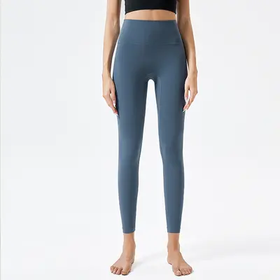 Damen-Sporthose mit hohem Bund, extra weich, Po-Lifting, für Laufen und Yoga - 11
