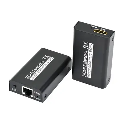 HDMI extender, 60 meters over RJ45